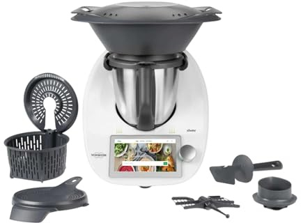 Bimby TM6 Robot da Cucina Multifunzione con Cottura, Bilancia di Precisione, Display Touch e Accessori Inclusi (Ricondizionato)