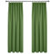 Deconovo Vorhang Blickdicht Gardinen Kinderzimmer Kräuselband Thermogardine Kälteschutz, 245x140cm(HöhexBreite), Apfelgrün, 2er Set