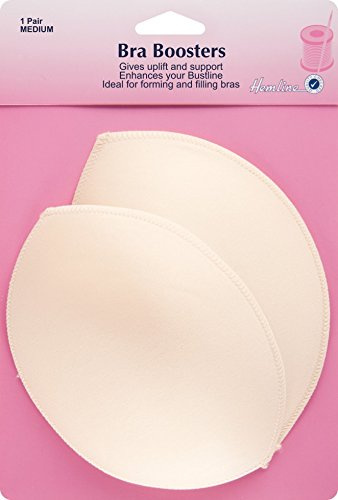 Hemline Padded Bra Cups Cream