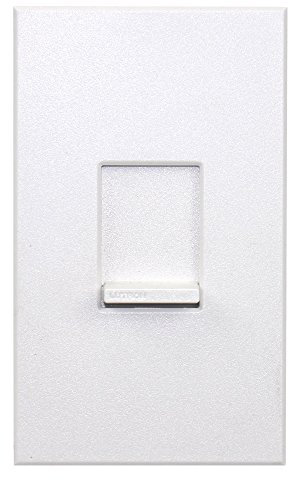 Lutron NTF-10-277-WH Slide-to-Off Dimmer, Fl 3-Wire, Single Pole, 277v, 8 Amp, White