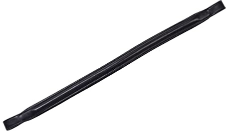 Collegiate Plain Browband IV, Black, Warmblood