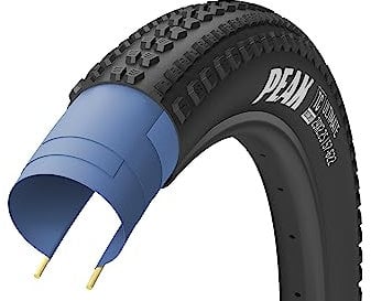 Goodyear Tires GY Cubierta MTB Peak Ultimate TUBELESS, Unisex Adulto, Negro, 29 x 2.25