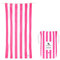 Dock & Bay Strandhandtuch - Schnell trocknende Mikrofaser, ohne Sand - Kompakt, Leicht - 100% recycelt - Inklusive Beutel - Cabana - Phi Phi Pink, Extra Large (200x90cm, 78x35)