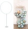 Ballonständer Kit Arch Wiederverwendbarer Ballon Säulenhalter runder Kreis Ring für Geburtstag, Hochzeit, Vorschlag, Baby Taufe, Festival, Abschlussfeier und DIY Event Party Hintergrunddekoration