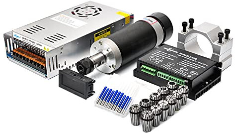 Daedalus Kit Moteur de Broche Sans Balais CNC, 600w, ER16, 48V DC, 9000RPM
