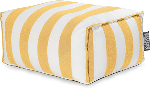 Sitting Point SANTORIN Roll Outdoor Sitzsack Gelb – Wasser- & ölabweisend, UV-beständig, EPS-Füllung, Made in Germany