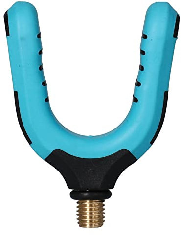 MIKADO REST GRIP 5007 Rutenauflage Feederauflage Feederablage Rutenhalter für Feederangeln, Metall, Türkis, 6 cm x 5.5 cm x 7.5 cm, Outdoor