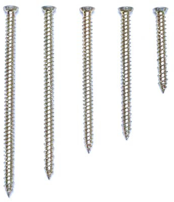 A4 Stainless Steel 7.5Ø Concrete Screw Countersunk Torx UPVC Frame Door Fixing Anti Corrosion (20, 7.5 x 92mm)