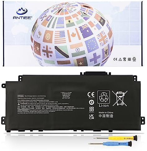 ANTIEE PP03XL PV03XL Laptop Batterie per HP Pavilion x360 13-BB 14-DV 14-DW 14M-DW 14-DK 13-bb0xxx 14-dv0xxx 14-dw0xxx 14m-dw0xxx 14M-DW0023DX 14m-dw0013dx dw1013dx L83393-005 L83388-421