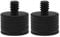 eMagTech 2Pcs 5/8-11 Female to 1/4-20 Male Screw Reducer Aluminum Alloy Screw Adapter Studs Accessories for Camera Webcams Mic Stand
