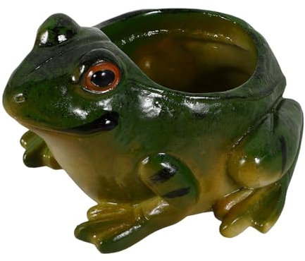 BESPORTBLE Pot de Plante Verte succulente Vase Grenouille Mini-Pots de Fleurs Art décor Ornement bac à Fleurs Chic bac à Fleurs en Forme de Grenouille Succulentes céramique Plante en Pot