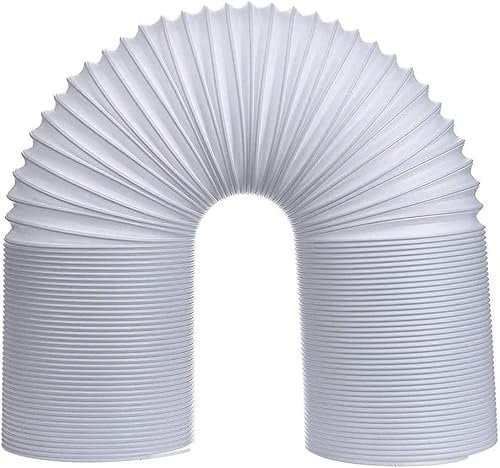 Portable Air Conditioner Hose, AC Exhaust Hose Anti-Clockwise Thread Air Conditioner Parts Compatible with Haier, LG, Delonghi and More (5’’ Diameter × 80’’ Long)