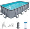 FUNSICLE Piscine Tubulaire rectangulaire Oasis 5,49 x 2,74 x 1,32m