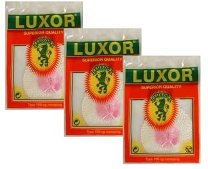 LUXOR Gasmantles Ltd. 3 X Glühstrümpfe für Gaslampen 100 CP (2-Loch)