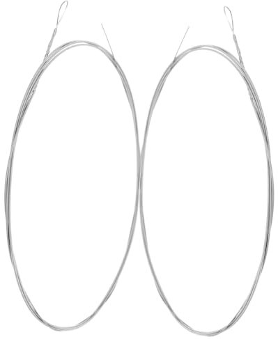 Hoement 2 Stück Hackbrett Stahl Saiten Ersatz Hackbrettsaite Instrumentenzubehör Klarklang Saitenersatz Für Hackbrettspieler