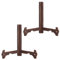 Tisch-Bilderständer, 2er-Set Holz-Bilderrahmen-Ständerhalter, Staffelei, Schüssel, Teller, Foto, Medaillenhalter, Bücherregal, for Hochzeiten, fähig, Uhr (Größe: 6 Zoll) ( Color : One Color , Size : 1