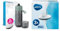 Water Filter Bottle Model Active Dark - Green & MicroDisc replacement filter discs for Fill&Go and Filter Bottles, reduce chlorine, microparticles and other impurities - 3 pack