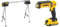 Dewalt DWST1-75676 Folding Saw Horse, Silver/Black, Sawhorse (Pack of 2) & DCL050-XJ 18 V XR Handheld Yellow LED Area Light, Bare Unit, Multi