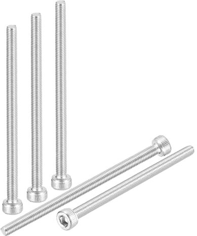 DTGN M3-0,5x50 Zylinderschrauben mit Innensechskant - 50 Stück Innensechskantschraube - für Schränke 3D-Drucker Motorrad Türgriffe - Linsenkopfschraube Vollgewinde Edelstahl 304