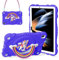 XZC Custodia per Samsung Galaxy Tab A9+/ A9 Plus 11 2023 (SM-X210/X216/X218), custodia protettiva antiurto resistente con supporto/tracolla, per bambini, ragazze, donne (viola)