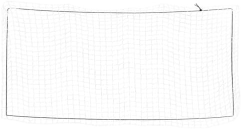Homgoday Rete per rimorchio con corda in gomma, rete di sicurezza del carico, per rimorchi, rete di copertura bianca, 8 x 3,5 m