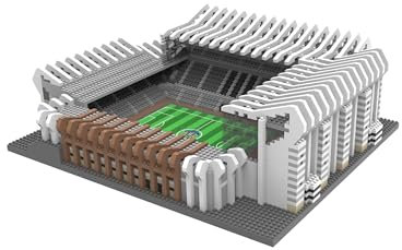 FOCO Officially Licensed Newcastle United FC St. James' Park 3D BRXLZ Bricks Stadium Construction Toy Model