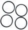 ORAMAI Kompatibel mit VW Golf 4 5 6 Polo GOL Jetta MK6 Skoda Octavia 1 2 A3 A5 Seat 2.0 Motor Ansaugkrümmerdichtung 06A129717D 06A 129 717 D