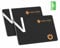 NOVOO Slim SmartCard Wallet Tracker, Air Locator Tag - 1.6mm Thin, 6-Year Battery, IP68 Waterproof, Apple Find My Compatible (iOS Only), Bluetooth GPS Item Finder (2-Pack)