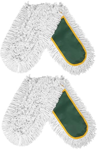 BUVE Têtes de rechange pour balai à poussière industriel commercial de 91,4 cm, lot de 2 tampons de rechange en coton résistants lavables pour balai à poussière BUVE 91,4 cm ASIN B0DSZZHF1K