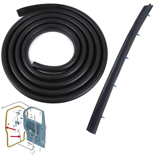 INLY 2 Tlg Türdichtung Gummidichtung Tür Abdichtung Vorne Rechts Komplettset kompatibel mit Transporter T5 T6 T7 (ab 2003) 7H0837566A 7E0837911B