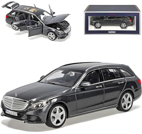 Mercedes-B C-Klasse T-Modell Kombi Grau W205 Ab 2014 1/18 Norev Modell Auto