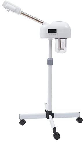 Vapeur facial professionnel, humidificateur, avec bras rotatif, panneau de commande LCD, atomisation de l'ozone, mode spray chaud, nettoyage des pores