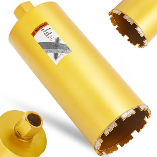 DaduoRi 7 Inch Concrete Core Drill Bit, 14 Drilling Depth, 1-1/4-7 Thread Core Bits for Concrete with Rebar, Masonry, Brick Block and Stone, Wet Coring