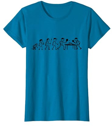 Tischtennisspieler Ping-Pong Spiele Evolution Tischtennis T-Shirt