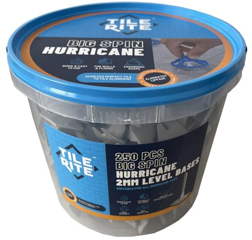 Big Spin Hurricane 2mm Standard Height Level Bases - Interior 3-15mm Tile Leveller