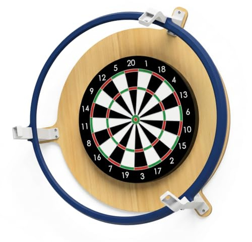 König Design Autodarts Komplettset mit 3X OV9732 100° Kameras & 6000K LED Ring – Automatisches Dart Zählsystem für Steel Darts – Kamerahalterung mit Kabelführung & Montagematerial