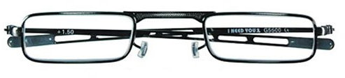 I NEED YOU Lesebrille 9 mm / +3.50 Dioptrien/Antik silber, 1er Pack