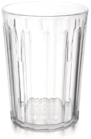 Harfield Clear Tumblers 250ml/25cl (Pack of 4) Virtually Unbreakable Reusable Copolyester Cups