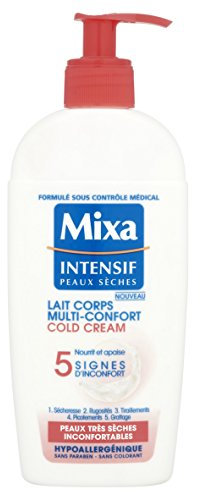 Mixa Intensif Peaux Sèches - Lait Corps Multi-Confort Cold Cream - 250 ml - Lot de 2