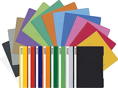 Brunnen Schnellhefter, aus Pappe, 13 Farben, extra stark, 375 g/m² 21er Komplettset Alle