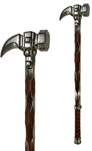 Epic Armoury LARP Kriegshammer 85 cm Schaumstoff Polsterwaffe Vorschlaghammer Mittelalter Schaukampf Wikinger für Teen, Adult
