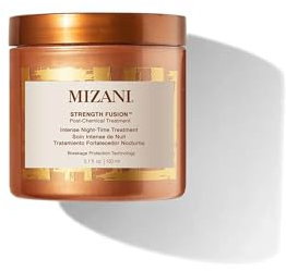 Mizani Strength Fusion Intense Night-Time Treatment | Deeply Nourishing Hair Mask | with Shea Butter | for Curly Hair | 150 ml