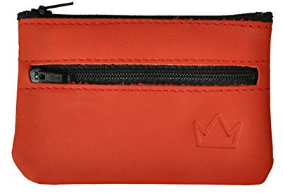 Lederprinz® | Schlüsseletui rot 2 Fächer | echt Leder Schlüsseltasche für Damen 3 Jahre erweiterte Garantie | Schlüsselmäppchen für Autoschlüssel | Handarbeit