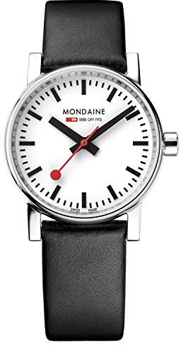 Mondaine Damen Analog Quarz Uhr mit Leder Armband MSE.30110.LB
