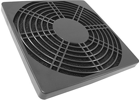 AABCOOLING Plastic Filter 80 Black - Fan Cover 80x80mm, PC Filter Mesh, Computer Filter, 80mm Fan Filter, Dust Filter