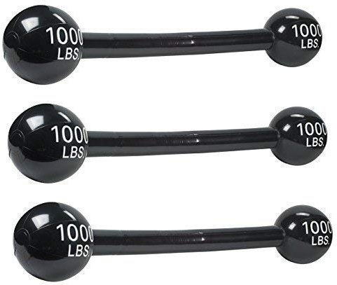 Henbrandt (3er Pack aufblasbar Hantel Gewicht Stange Gewichte 120cm Party Versorgung