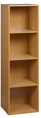 URBNLIVING 1, 2, 3, 4 Brett Buche Holz Regal Bücherschrank Aufbewahrung Einheit … - 4 Tier