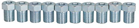 10 Mâleacier Raccords raccord de tuyau 3/8x24 UNF pour 3/16 conduite de frein