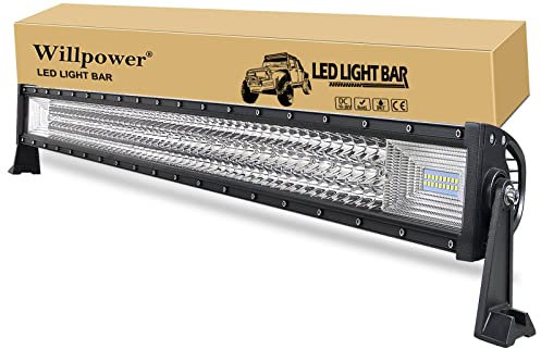 Willpower 540W LED Arbeitsscheinwerfer Bar, 42'' 105CM LED Zusatzscheinwerfer für Offroad Auto Scheinwerfer Traktor 4x4 SUV ATV