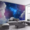 3d-universum galaxy tv hintergrund wandtapete schlafzimmer fantasie tapete wohnzimmer atmosphäre vliestapete Tapete 3d wandbild tapeten vintage Moderne Hintergrundbild-200cm×140cm